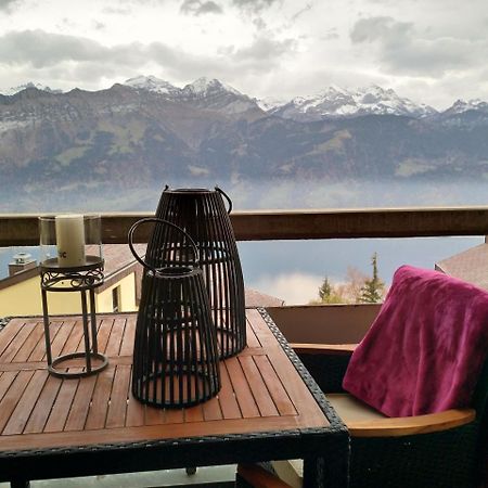 Swiss Seeblick Apartment Mit Hotelanbindung Beatenberg Dış mekan fotoğraf