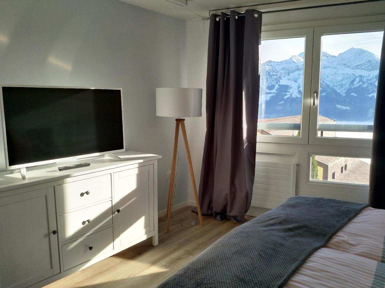 Swiss Seeblick Apartment Mit Hotelanbindung Beatenberg Dış mekan fotoğraf