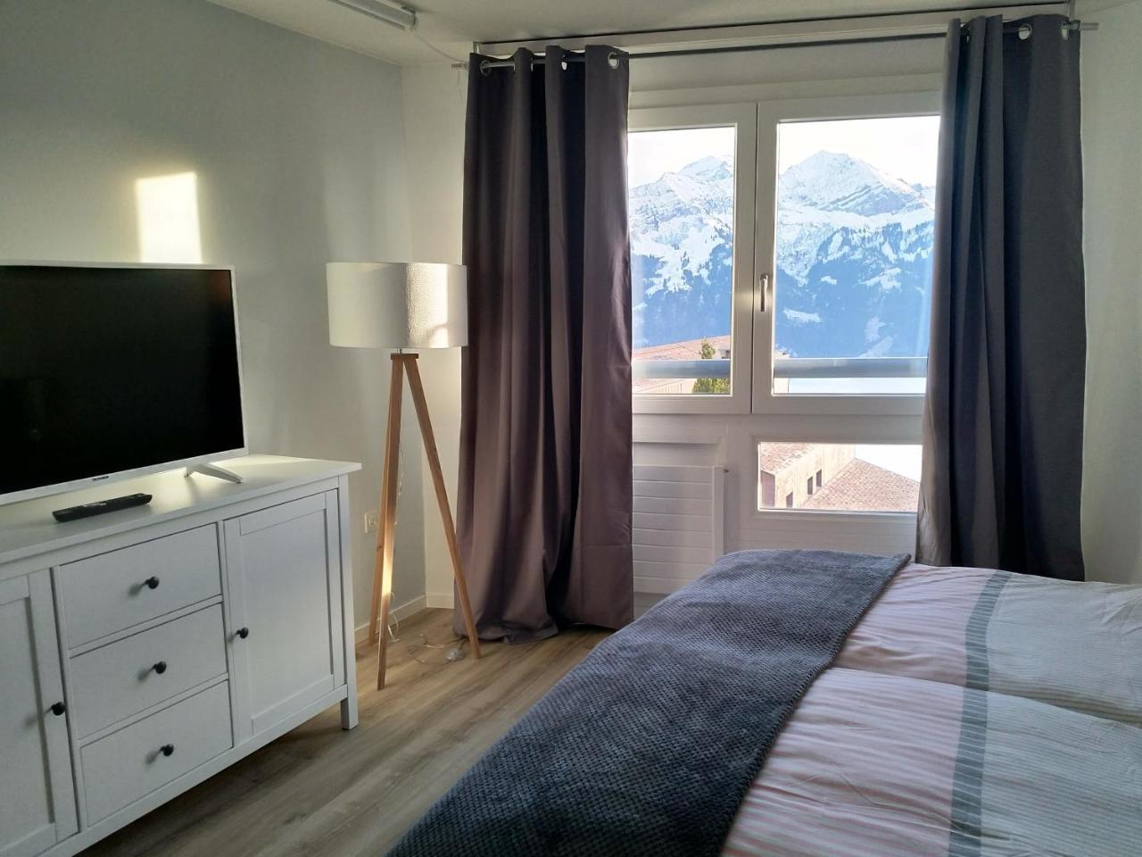 Swiss Seeblick Apartment Mit Hotelanbindung Beatenberg Dış mekan fotoğraf